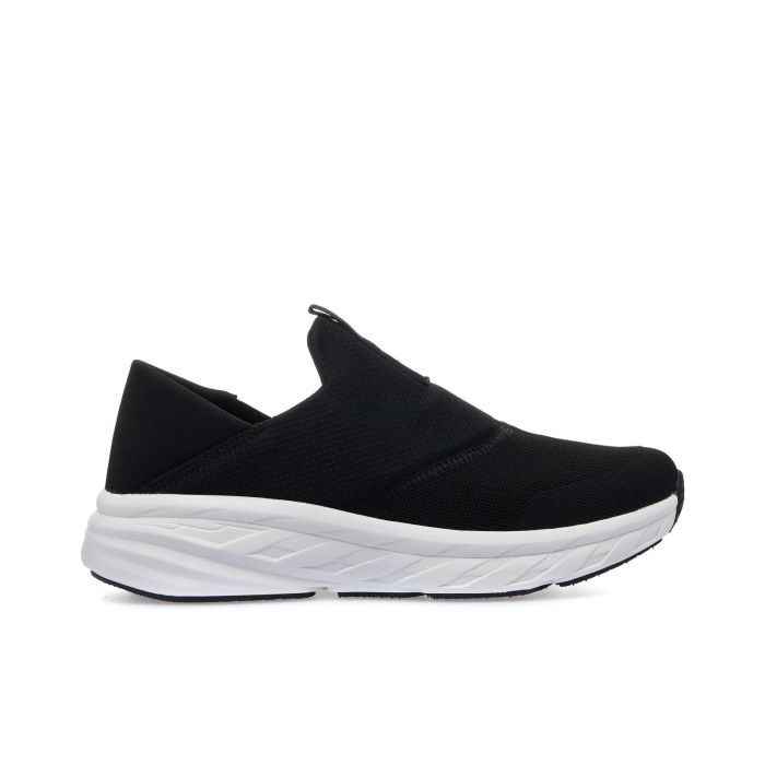 Sneakers uomo modello slip-on nere da palestra