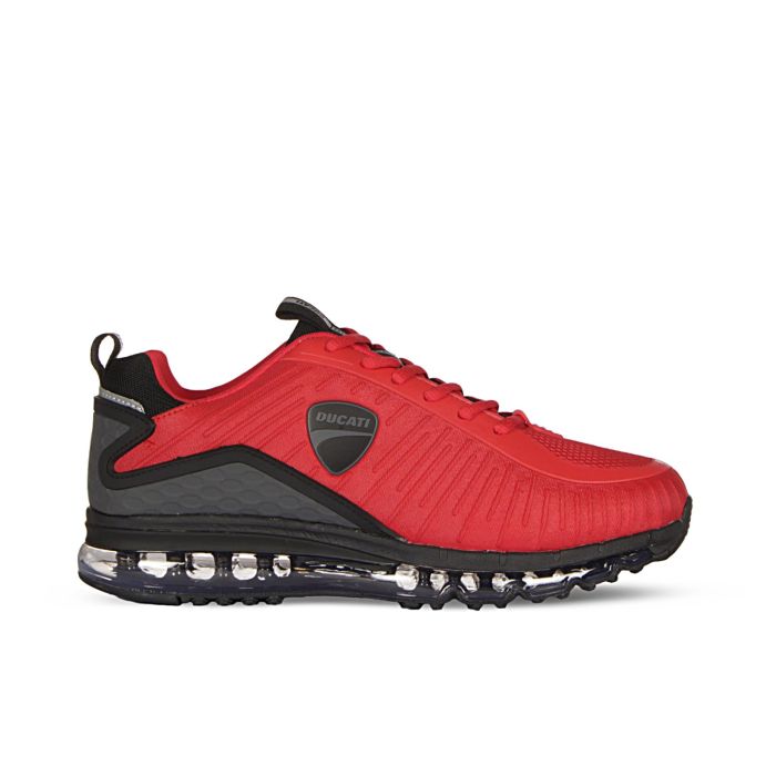 Sneakers uomo rosse da palestra Legacy Air con suola ad aria