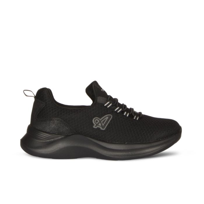 Sneakers da palestra nere da donna con logo laterale