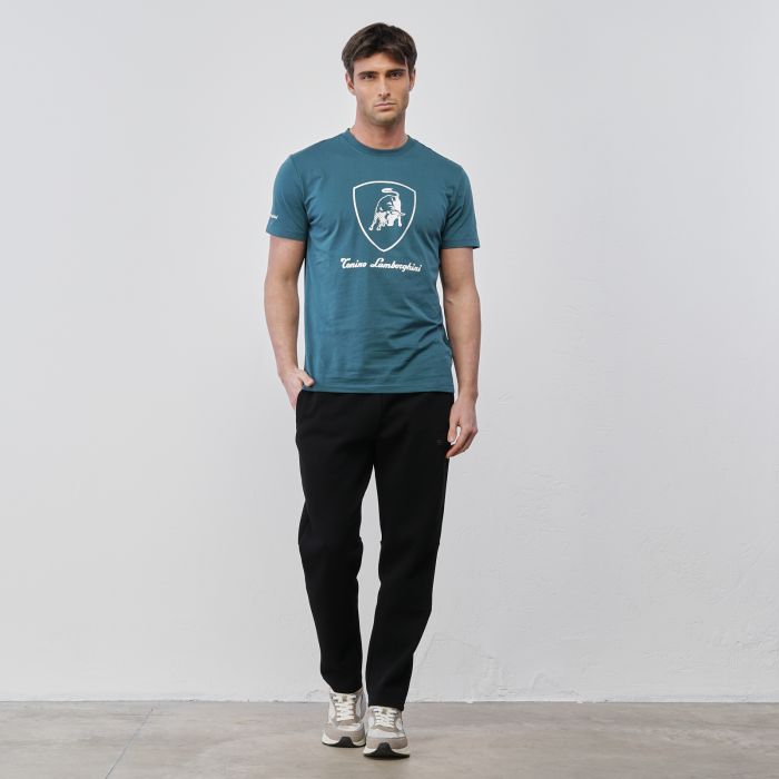 Pantaloni sportivi neri da uomo con tasche