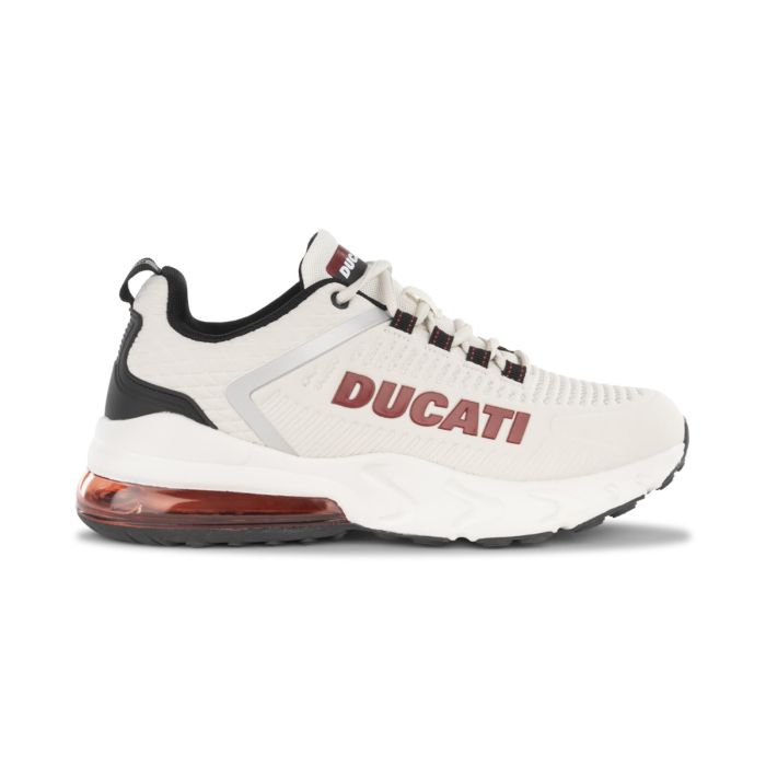 Sneakers uomo bianche da palestra con logo