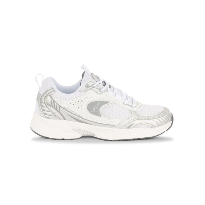 Sneakers donna Australian bianche da palestra con logo laterale