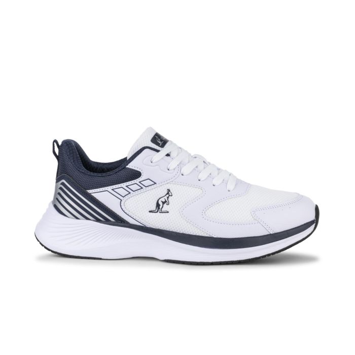 Sneakers uomo Australian blu e bianche da palestra con logo