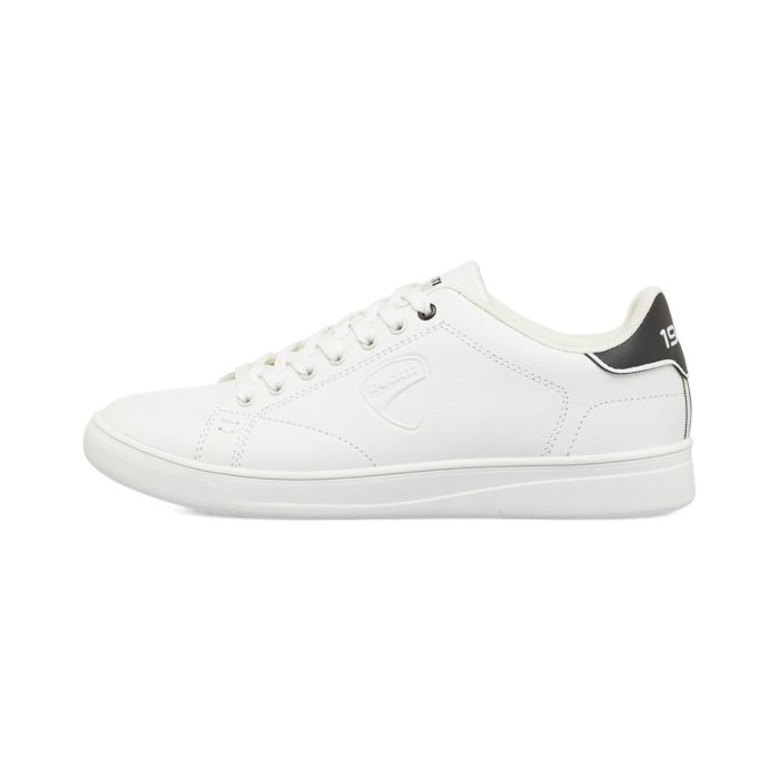 Sneakers uomo bianche Ducati Slick da tennis con logo