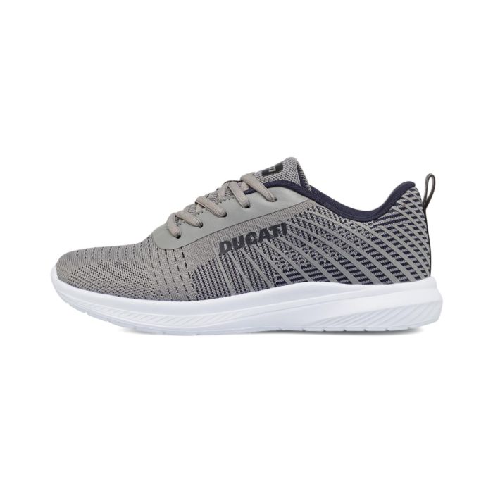Sneakers uomo Ducati Radio grigie da palestra con logo