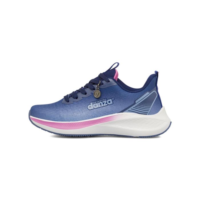 Sneakers blu donna Dimensione Danza da palestra con logo