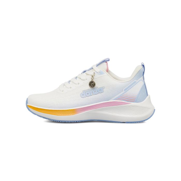 Sneakers bianche donna Dimensione Danza da palestra con logo