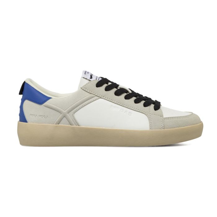 Sneakers Gas bicolore bianche e grigie da uomo