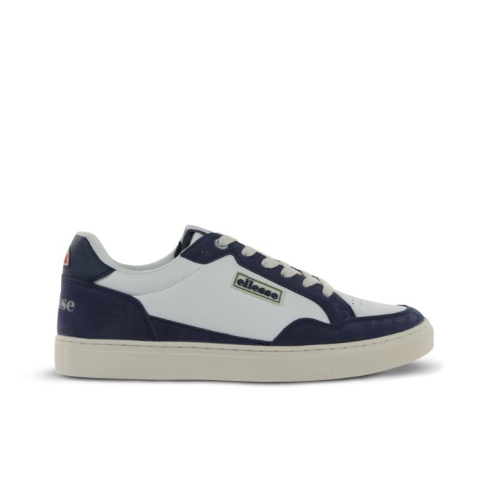 Sneakers tennis blu e bianche da uomo con logo