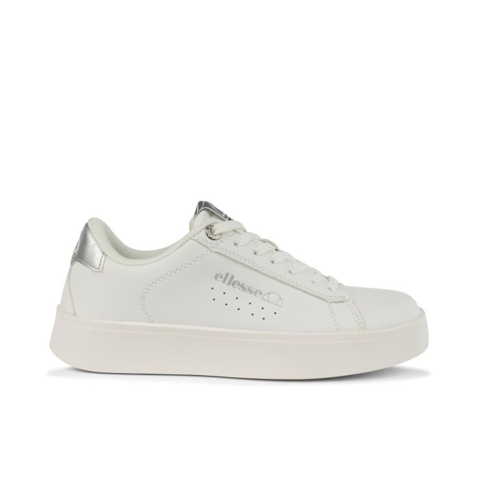Sneakers donna bianche con logo laterale