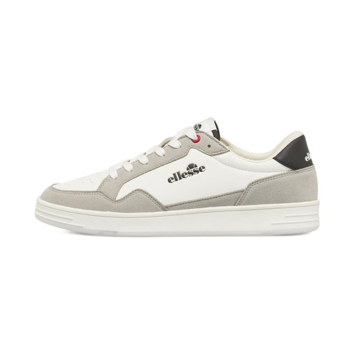 Sneakers bianche e grigie tennis Ellesse da uomo con logo laterale