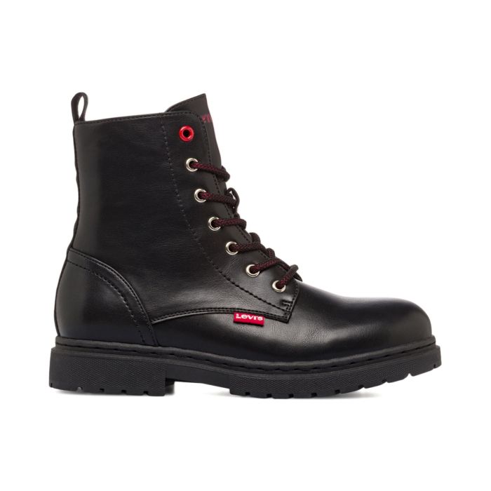 Anfibi neri con logo