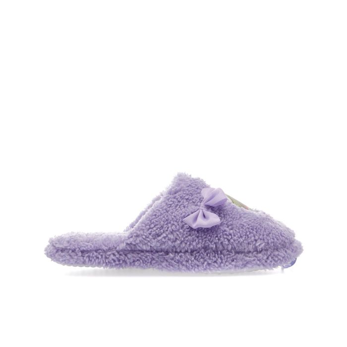 Ciabatte bambina da casa viola con stampa frozen