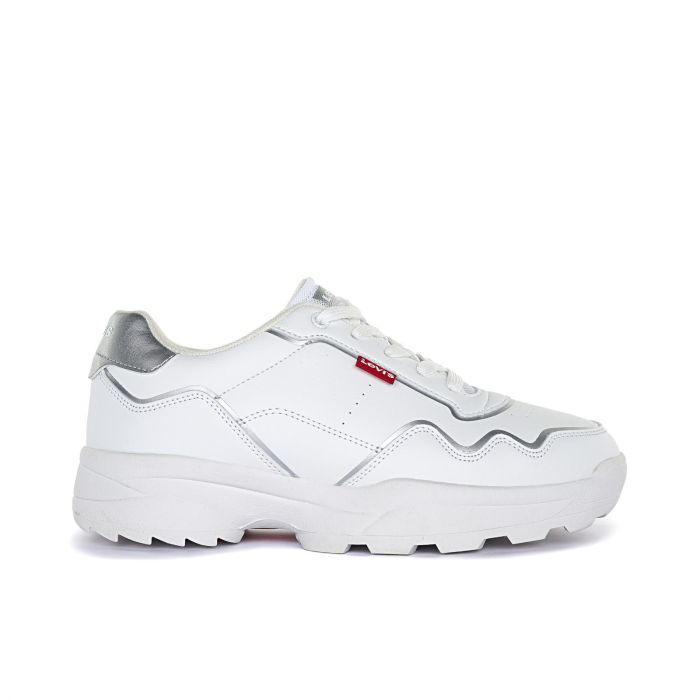 Sneakers bianche con suola chunky