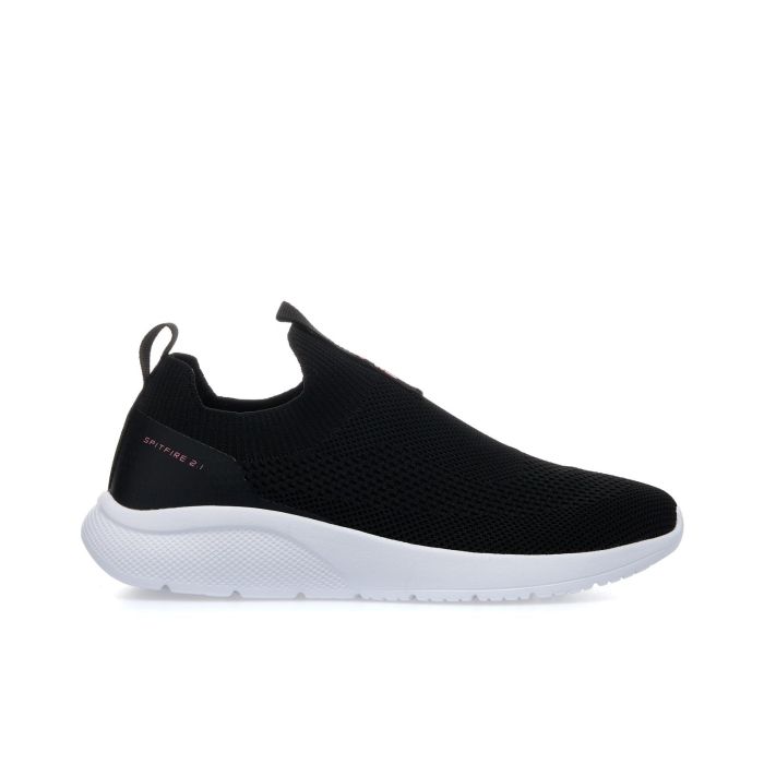 Sneakers slip-on donna da palestra nere Spitfire 2.0