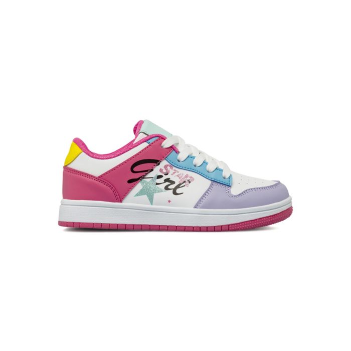 Sneakers rosa Alesya Girl da bambina con scrittta laterale