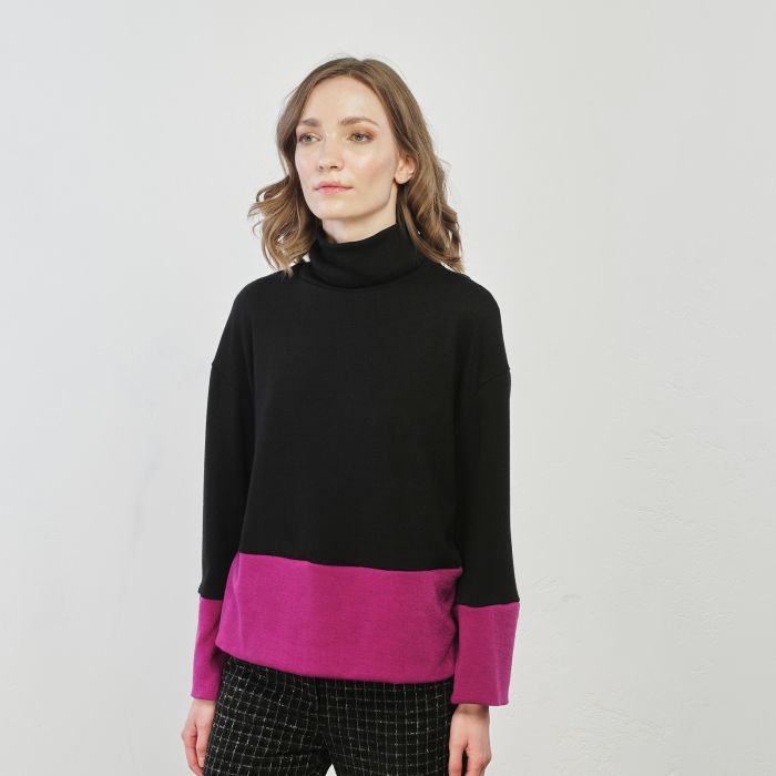 Dolcevita nera e fucsia