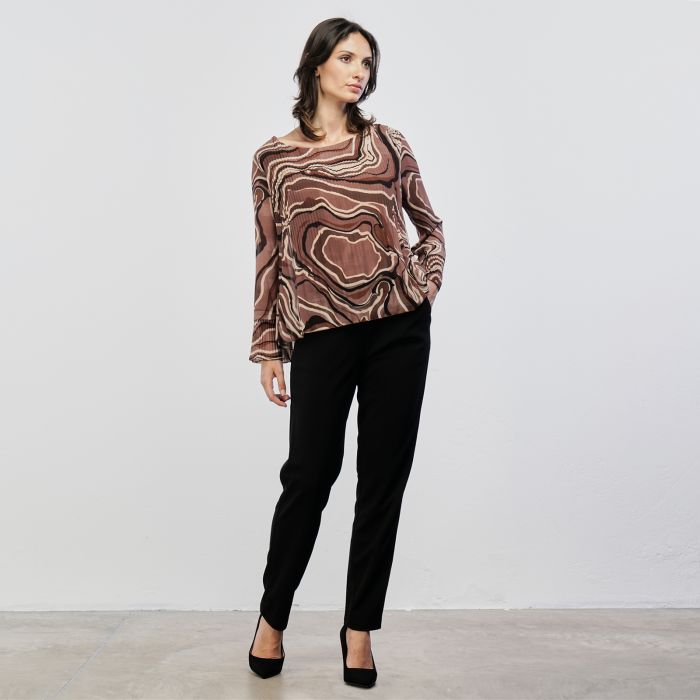 Pantaloni neri con tasche