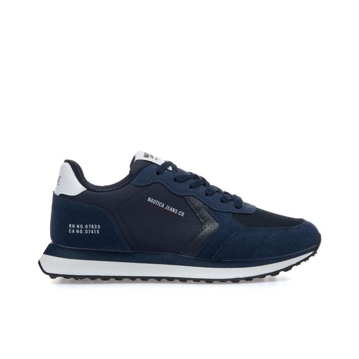 Sneakers blu da uomo con lacci