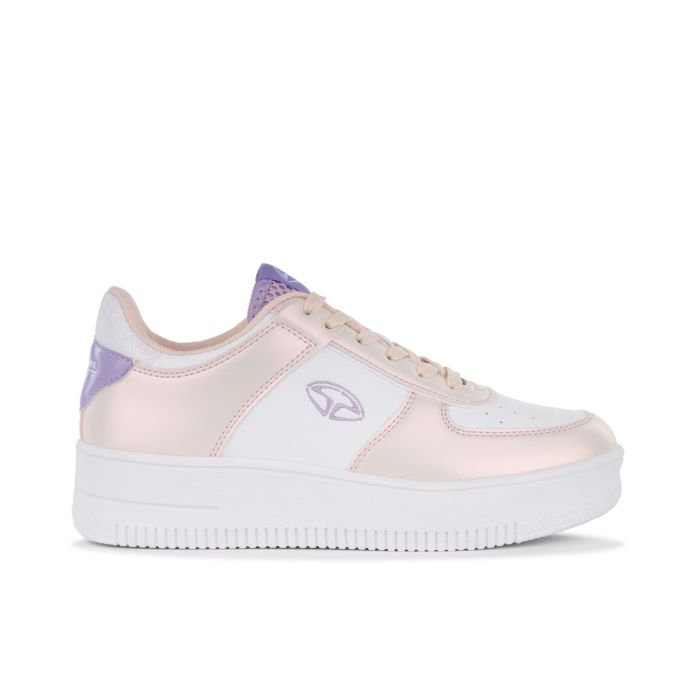 Sneakers bianche da donna con lacci