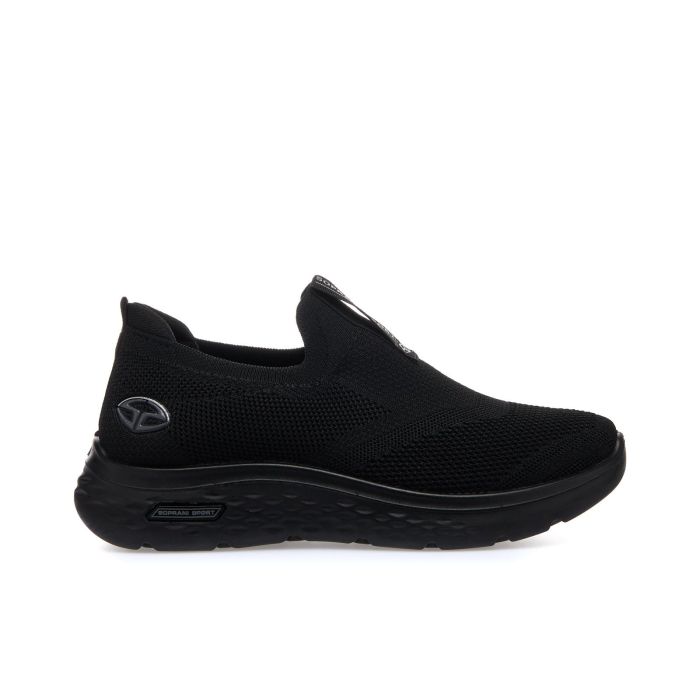 Sneakers da palestra slip on nere da uomo