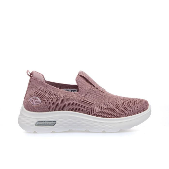 Sneakers da palestra slip-on rosa da donna con logo