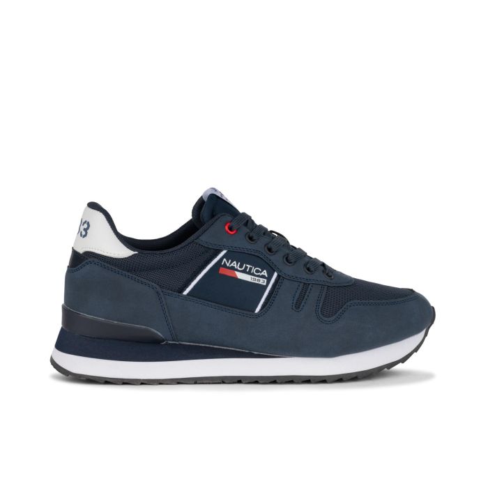 Sneakers basse blu da uomo