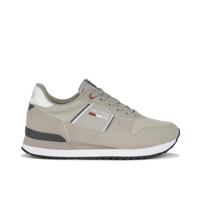 Sneakers basse grigio chiaro da uomo