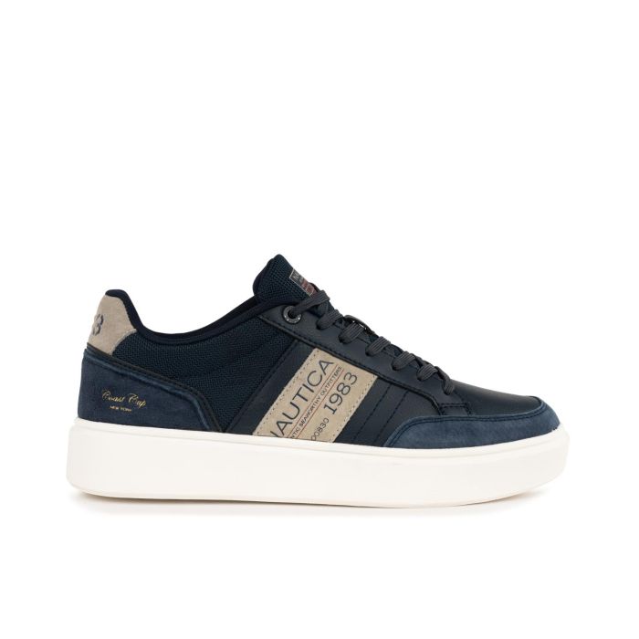 Sneakers basse blu da uomo
