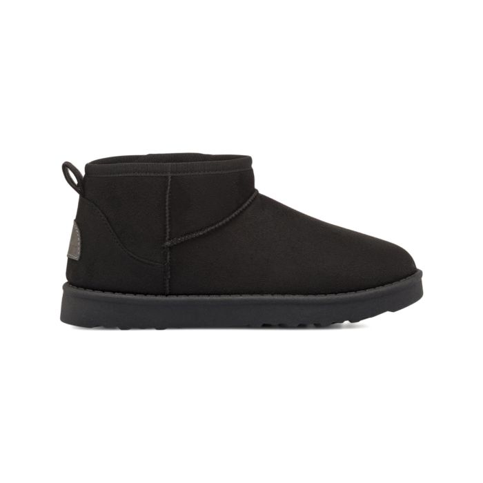 Stivaletti bassi neri da donna con interno in eco-pelo