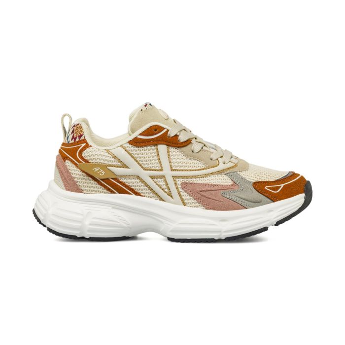 Sneakers beige Americanino da donna con suola chunky