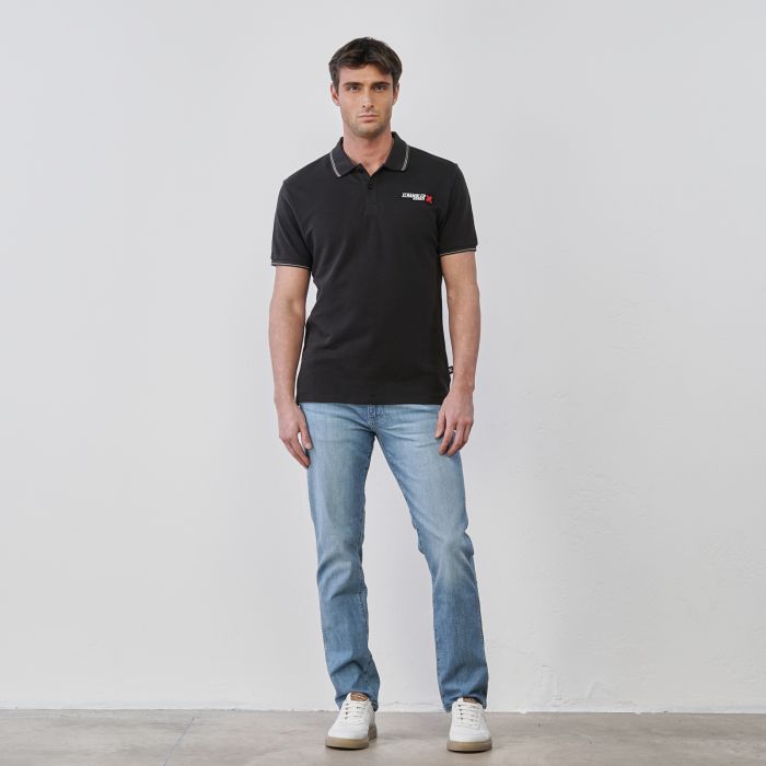 Jeans azzurri da uomo con tasche