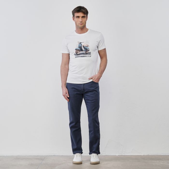 Pantaloni blu da uomo con tasche