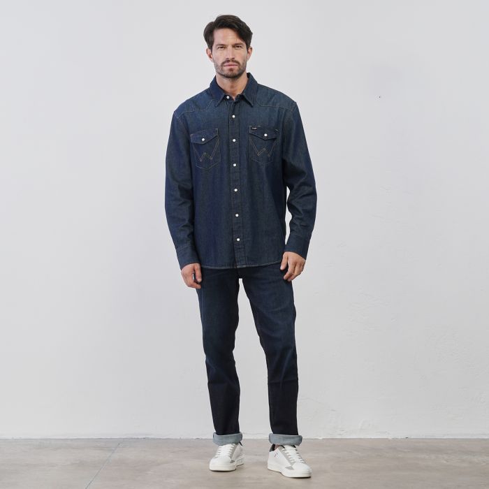 Jeans blu da uomo con tasche