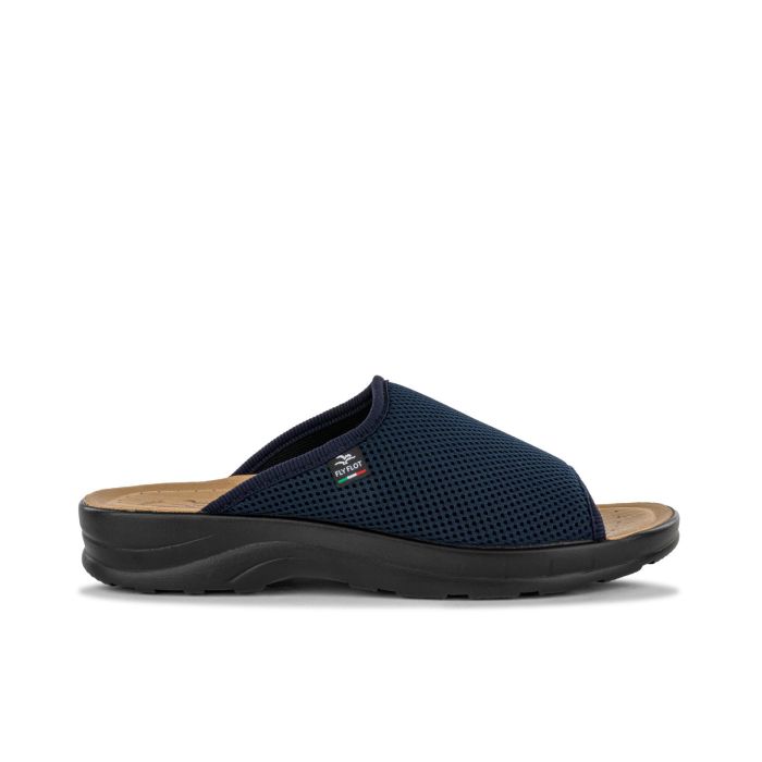 Ciabatte casa blu spuntate da uomo