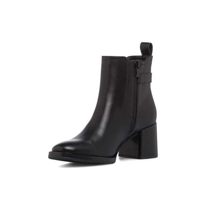 Stivaletti donna chelsea boots in ecopelle opaca nera fondo sottile