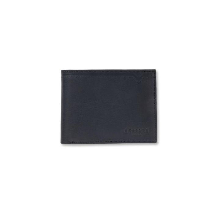 Portafoglio blu da uomo con logo