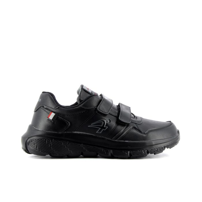 Sneakers uomo da palestra nere con velcro