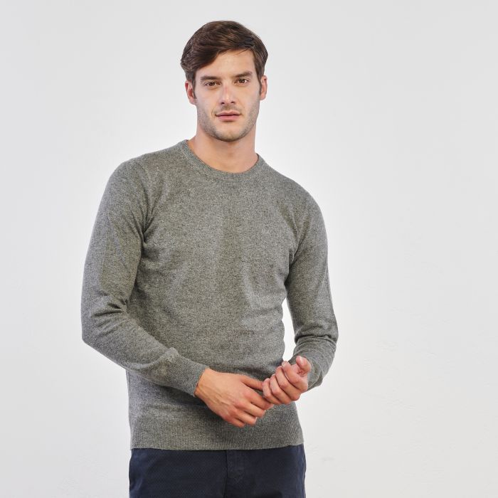 Maglioncino grigio girocollo