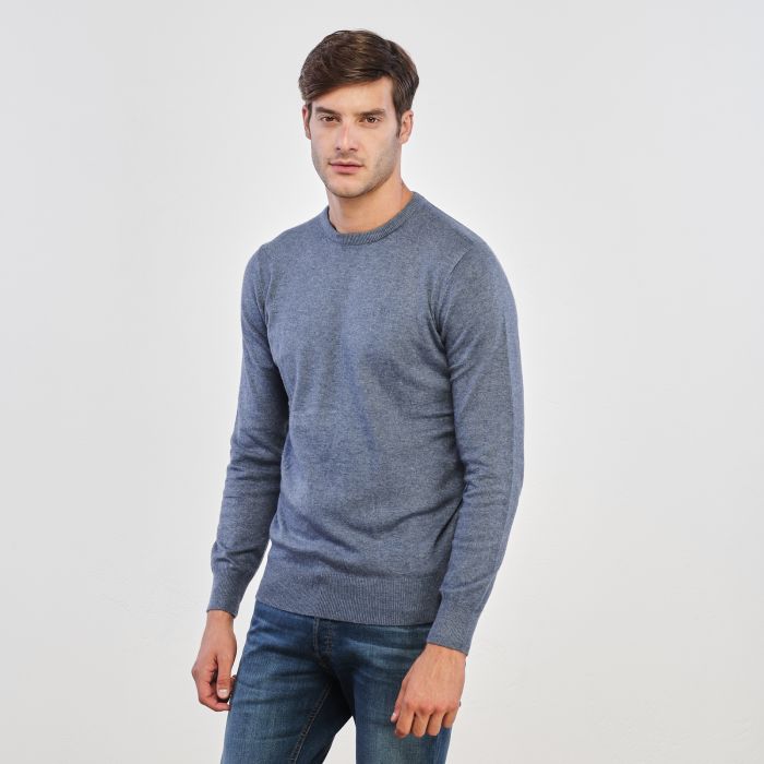 Maglioncino azzurro girocollo