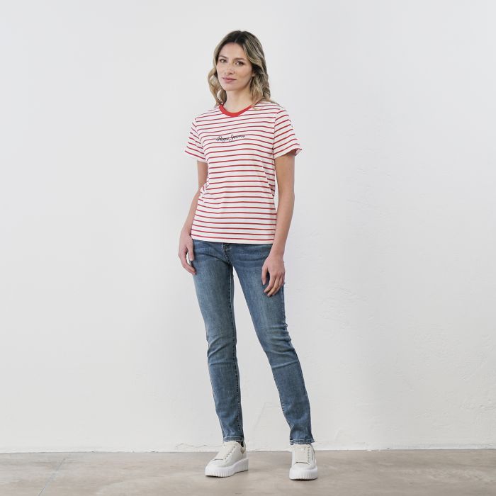 Jeans blu da donna con tasche