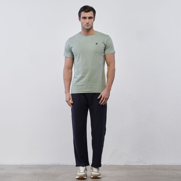 Pantaloni blu Marshall da uomo in tessuto sportivo