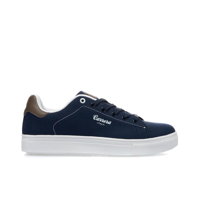 Sneakers blu da uomo in tela