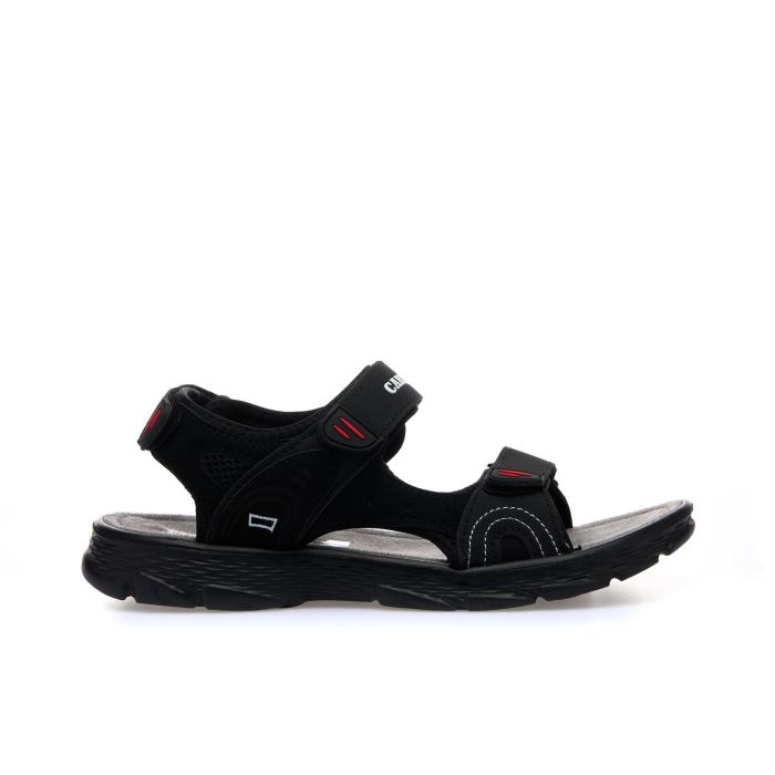 Sandali sportivi neri da uomo con strappi