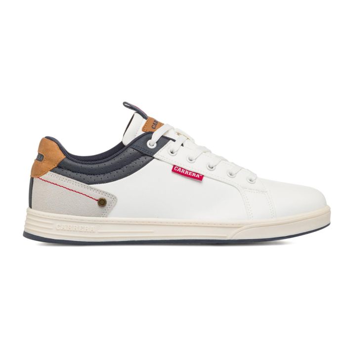 Sneakers bianche con logo laterale