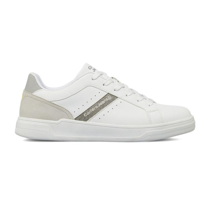 Sneakers bianche Carrera da uomo con scritta logo laterale
