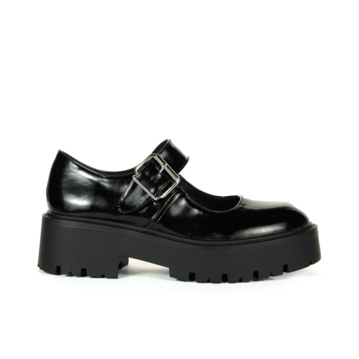 Scarpe casual senza lacci con cinturino e suola platform