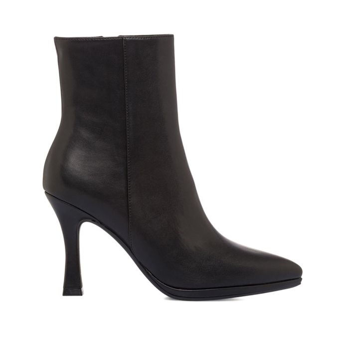 Stivaletti neri eleganti da donna con tacco alto