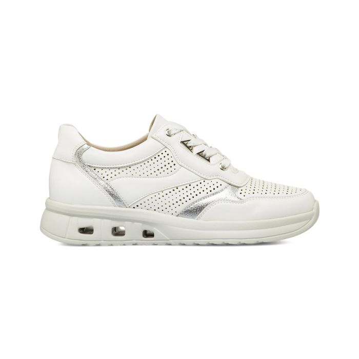 Sneakers Estradà bianche da donna con suola ammortizzata