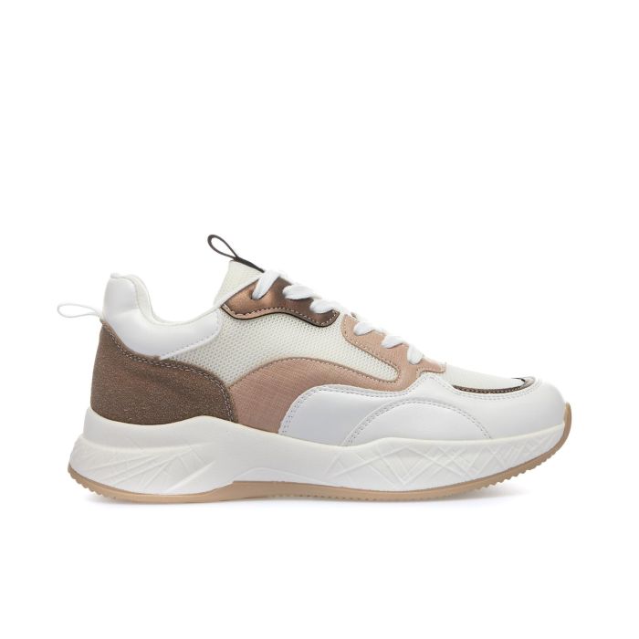 Sneakers bianche con suola chunky
